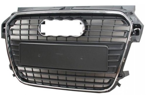 Griglia nera crom - audi, 1