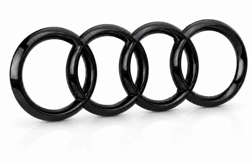 Logo anteriore audi nero - anteriore,