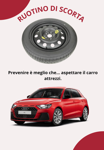 Ruotino scorta per audi - ruotino,