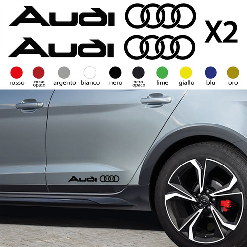 Adesivi audi per - adesivi, fiancata